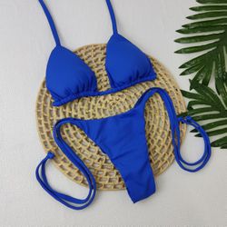 Lacinho Summer Azul Royal Liso - CARIOKAS MODA PRAIA