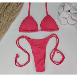 Lacinho Summer Dots Pêssego - CARIOKAS MODA PRAIA
