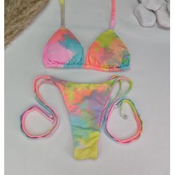 Lacinho Summer Tie Dye Colors - CARIOKAS MODA PRAIA