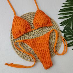 Lacinho Summer Tela Laranja - CARIOKAS MODA PRAIA