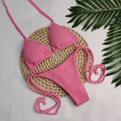 Lacinho Summer Twister Rosa - CARIOKAS MODA PRAIA