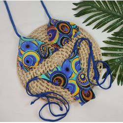 Lacinho Summer Grego Azul - CARIOKAS MODA PRAIA