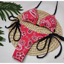 Lacinho Summer Cayman Vermelho - CARIOKAS MODA PRAIA