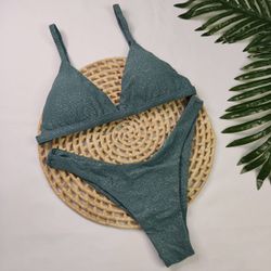 New Comfort Lurex Verde Jade - CARIOKAS MODA PRAIA