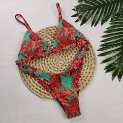 New Comfort Florido Vermelho - CARIOKAS MODA PRAIA