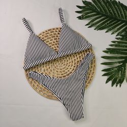 New Comfort Listrado Branco - CARIOKAS MODA PRAIA