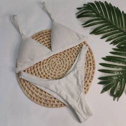 New Comfort Lurex Branco Off-white - CARIOKAS MODA PRAIA