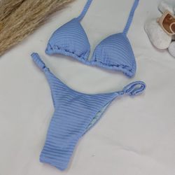 Conjunto Summer Santorini Azul Bebê - CARIOKAS MODA PRAIA