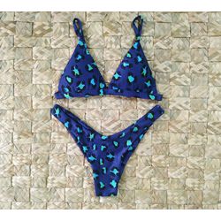 New Comfort Onça Azul Marinho - CARIOKAS MODA PRAIA