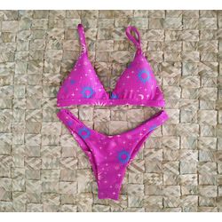 New Comfort Constelação Rosa Canelado - CARIOKAS MODA PRAIA