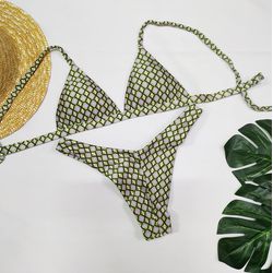 New Comfort Angra Verde Com Lilás - CARIOKAS MODA PRAIA