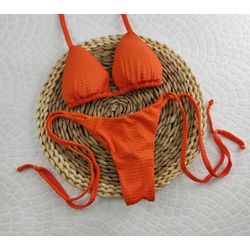 Lacinho Summer Dots Laranja - CARIOKAS MODA PRAIA