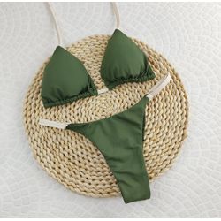 Conjunto Summer Cacto com Tiras Marfim - CARIOKAS MODA PRAIA