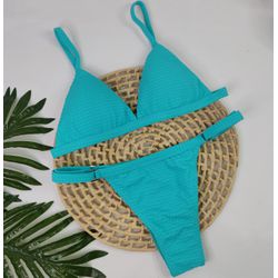 Conjunto Ivy Dots Azul Piscina - CARIOKAS MODA PRAIA