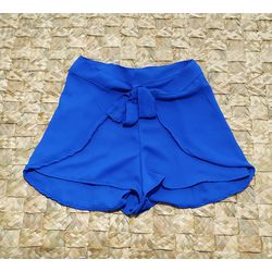 Short Transpassado Azul Royal - CARIOKAS MODA PRAIA