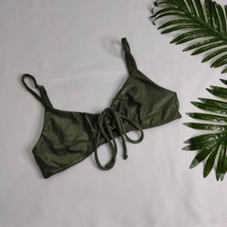 Top Amarração Croco Canelado - CARIOKAS MODA PRAIA