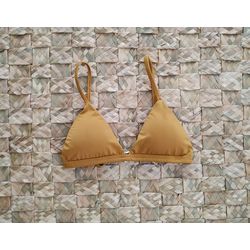 Top Triângulo Fixo Aquarius Gold - CARIOKAS MODA PRAIA