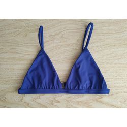 Top Triângulo Fixo Azul Royal - CARIOKAS MODA PRAIA