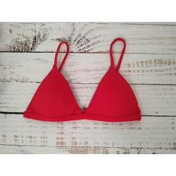Top Triângulo Fixo Marsala - CARIOKAS MODA PRAIA