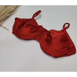 Top Meia Taça Cobre Canelado - CARIOKAS MODA PRAIA