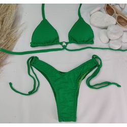 Conjunto Manu Dots Verde Bandeira - CARIOKAS MODA PRAIA