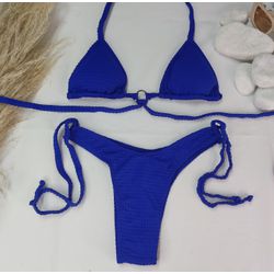 Conjunto Manu Dots Azul Royal - CARIOKAS MODA PRAIA