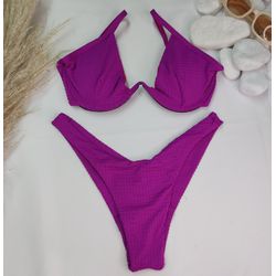 Aro W Dots Lilás - CARIOKAS MODA PRAIA