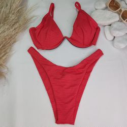 Aro W Dots Pêssego - CARIOKAS MODA PRAIA