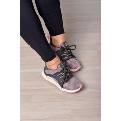 Tênis Academia SK3015 - 3058- Cinza/ Rosa - 