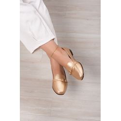 Mocassim Detalhe Fivela Elo Strass Super Confortáv... - 