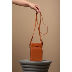 Bolsa Carteira_707- Caramelo - 707- Caramelo - Karina Bertozi Calçados Femininos
