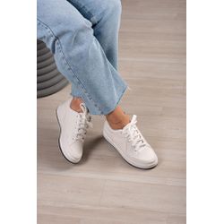 Tênis Detalhe V Solado Baixo - 723 - Branco - 