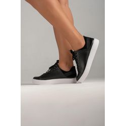 TÊNIS DETALHE TRASEIRO LUREX_1840 - PRETO - 1840 -... - Pitaya Shoes