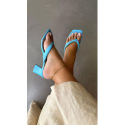 TAMANCO DEDO 6 CM_1698 - AZUL - 1698 - AZUL - Pitaya Shoes