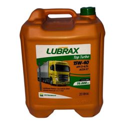 OLEO 15W40 CI4 LUBRIFICANTE LUBRAX TOP TURBO 20 LI... - Loja do Cafeicultor