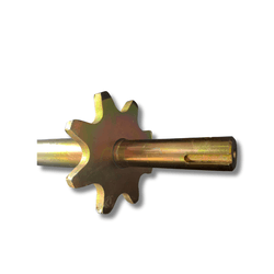 EIXO COM ENGRENAGEM E CHAVETA PARA ESTEIRA COLHEDO... - Loja do Cafeicultor