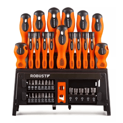 JOGO DE CHAVE DE FENDA COM SOQUETES 39 PÇS ROBUST - Loja do Cafeicultor