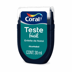 Coral Teste Fácil 30ml (Enfeite de Natal) - Casa Anzai