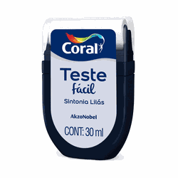 Coral Teste Fácil 30ml (Sintonia Lilás) - Casa Anzai