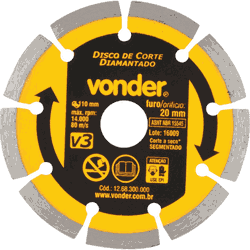 Disco Diamantado 110mm V3 Importado – Vonder - Casa Anzai