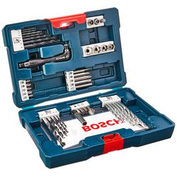 Kit Acessórios V-Line Azul Com 41 Peças - Bosch - Casa Anzai