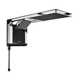 Chuveiro Lorenzetti Acqua Duo 220v/7800w Preto E C... - Casa Anzai
