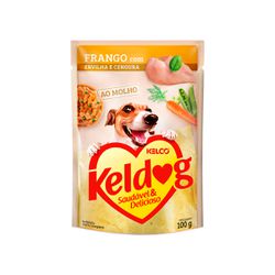 Keldog Alimento Úmido Sachê Frango com Ervilha e C... - Casa Anzai