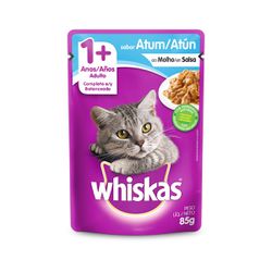 Ração Úmida para Gatos Adultos WHISKAS Sachê Atum ... - Casa Anzai