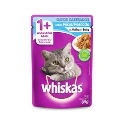 Ração Úmida para Gatos Adultos Castrados WHISKAS S... - Casa Anzai