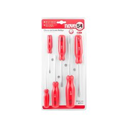 JOGO CHAVE FENDA/PHILLIPS 6PC AC 954 VONDER - Casa Anzai
