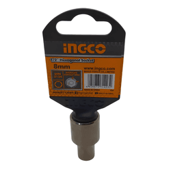 Ingco Soquete Sextavado 1/2 Pol 08mm - Casa Anzai