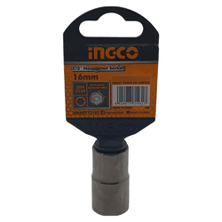 Ingco Soquete Sextavado 1/2 Pol 16mm - Casa Anzai