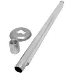 BRAÇO DE CHUVEIRO POLIDO 40CM (CANALETA MÓVEL) - Casa Anzai