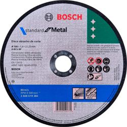 BOSCH DISCO DE CORTE METALINOX STD 180X1,6MM - Casa Anzai